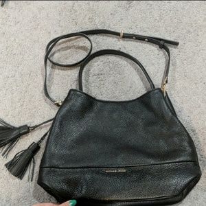 Michael Kors Black shoulder bag with tassels